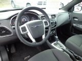 2012 Chrysler 200 Touring Convertible Black Interior