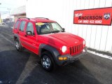 2004 Flame Red Jeep Liberty Sport #76804600