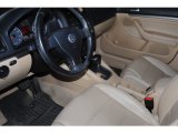 2008 Volkswagen Jetta SE Sedan Pure Beige Interior