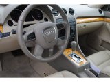 2009 Audi A4 2.0T quattro Cabriolet Cardamom Beige Interior
