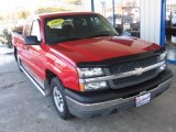 2003 Victory Red Chevrolet Silverado 1500 LS Extended Cab #76874285