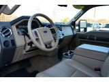 2008 Ford F250 Super Duty Lariat SuperCab 4x4 Camel Interior