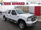 2007 Oxford White Clearcoat Ford F250 Super Duty Lariat Crew Cab 4x4 #76874151
