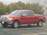 2010 Red Candy Metallic Ford F150 Lariat SuperCrew 4x4 #76873909