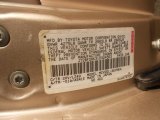 2001 Camry Color Code for Cashmere Beige Metallic - Color Code: 2HV