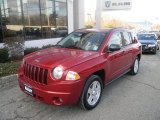 2009 Inferno Red Crystal Pearl Jeep Compass Sport 4x4 #76873896