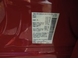 2011 Titan Color Code for Red Alert - Color Code: A20