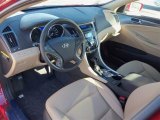 2012 Hyundai Sonata Hybrid Camel Interior