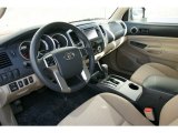 2013 Toyota Tacoma V6 SR5 Double Cab 4x4 Sand Beige Interior