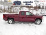 2013 Deep Ruby Metallic Chevrolet Silverado 1500 LT Extended Cab 4x4 #76873753