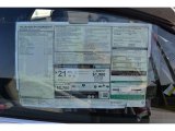 2013 BMW 1 Series 128i Convertible Window Sticker