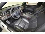 2010 BMW 7 Series 750i Sedan Black Nappa Leather Interior