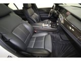2010 BMW 7 Series 750i Sedan Front Seat