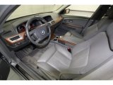 2005 BMW 7 Series 745i Sedan Basalt Grey/Flannel Grey Interior