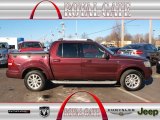 2007 Dark Cherry Metallic Ford Explorer Sport Trac Limited 4x4 #76928704