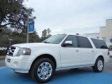 2013 White Platinum Tri-Coat Ford Expedition EL Limited #76928802