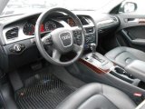 2010 Audi A4 2.0T quattro Sedan Black Interior