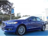 2013 Deep Impact Blue Metallic Ford Fusion Titanium #76928789