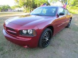 2009 Inferno Red Crystal Pearl Dodge Charger SE #76929343