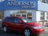 2010 Inferno Red Crystal Pearl Coat Dodge Journey SXT AWD #76929336