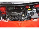 2009 Toyota Yaris 3 Door Liftback 1.5 Liter DOHC 16-Valve VVT-i 4 Cylinder Engine