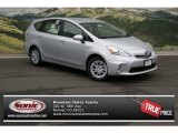 2013 Classic Silver Metallic Toyota Prius v Three Hybrid #76928631