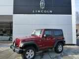 2011 Deep Cherry Red Crystal Pearl Jeep Wrangler Rubicon 4x4 #76928867