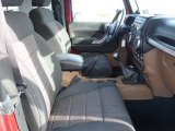 2011 Jeep Wrangler Rubicon 4x4 Black/Dark Saddle Interior