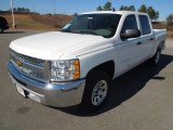 2013 Summit White Chevrolet Silverado 1500 LS Crew Cab #76929103