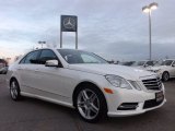 Diamond White Metallic Mercedes-Benz E in 2013