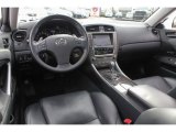 2010 Lexus IS 250 AWD Black Interior