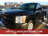 2009 Black Chevrolet Silverado 1500 Regular Cab #76929078