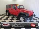 2011 Flame Red Jeep Wrangler Unlimited Rubicon 4x4 #76929067