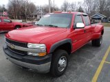 2001 Chevrolet Silverado 3500 LT Extended Cab 4x4 Dually Front 3/4 View