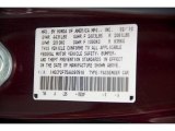 2010 Accord Color Code for Basque Red Pearl - Color Code: R530P