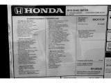 2013 Honda Civic EX Coupe Window Sticker