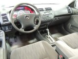 2004 Honda Civic LX Sedan Gray Interior