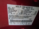 2012 Edge Color Code for Red Candy Metallic - Color Code: RZ
