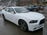 Bright White Dodge Charger in 2013