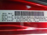 2013 Wrangler Unlimited Color Code for Deep Cherry Red Crystal Pearl - Color Code: PRP