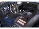 2010 Ford Mustang Shelby GT500 Coupe Charcoal Black/White Interior