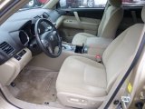 2010 Toyota Highlander V6 4WD Front Seat