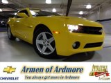 2012 Rally Yellow Chevrolet Camaro LT Coupe #76987413