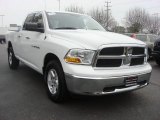 2012 Bright White Dodge Ram 1500 SLT Quad Cab 4x4 #76987738