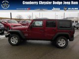 2013 Deep Cherry Red Crystal Pearl Jeep Wrangler Unlimited Sport 4x4 #76987286