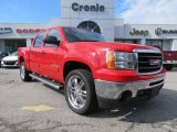 2009 Fire Red GMC Sierra 1500 SLE Crew Cab #76987408