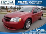 2009 Inferno Red Crystal Pearl Dodge Avenger SXT #76987617