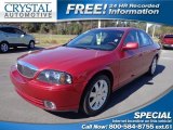 Vivid Red Metallic Lincoln LS in 2005