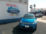 2013 Blue Candy Ford Fiesta SE Sedan #77042497