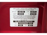 2005 X-Type Color Code for Radiance Red Metallic - Color Code: CHB